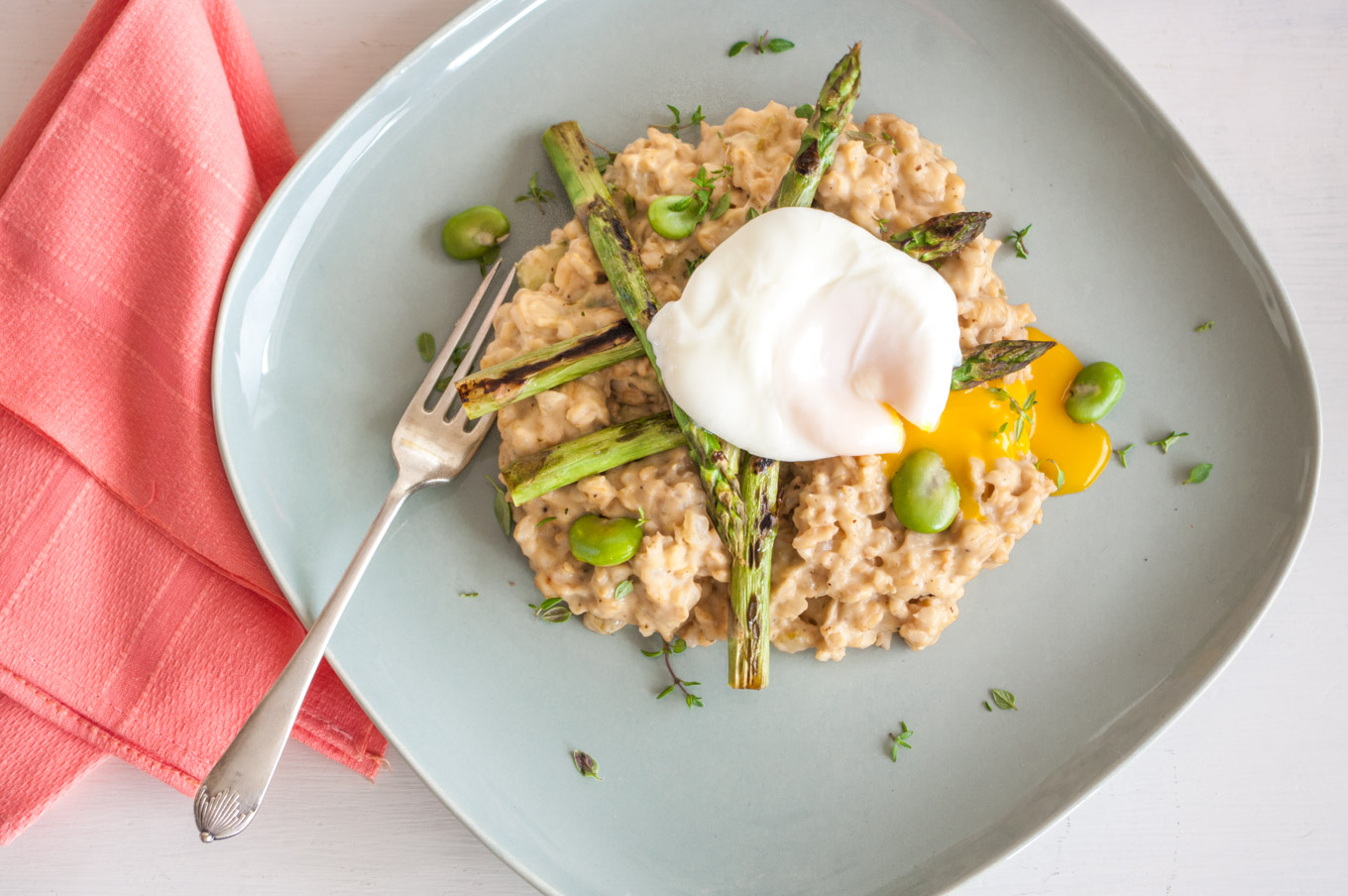 Healthy risotto with spring vegetables • Delicious from scratch