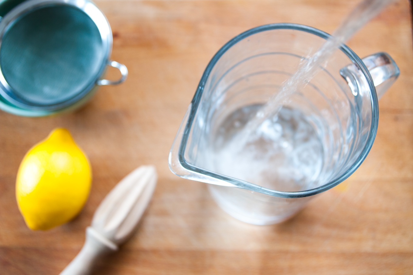 Lemon and lime water • Delicious from scratch