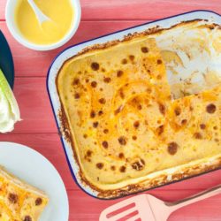 Potato, pumpkin and halloumi gratin recipe from How to Cook Halloumi cookbook by Nancy Anne Harbord. A luxurious gratin recipe with colourful layers of sweet orange pumpkin, salty white halloumi and potato, baked in cream and vegetable stock. By @deliciouscratch | deliciousfromscratch.com