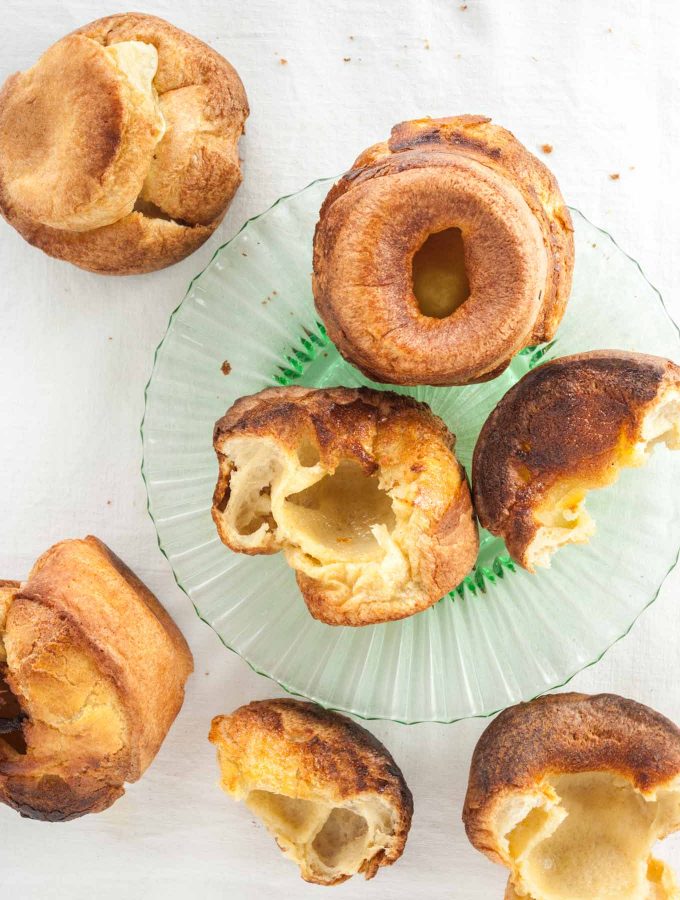 Butternut squash Wellington with halloumi from How to Cook Halloumi cookbook by Nancy Anne Harbord. A colourful vegetarian main course for Christmas or roast dinners, with roasted winter vegetables, Yorkshire pudding and roasted garlic sauce. By @deliciouscratch | deliciousfromscratch.com