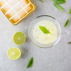 Lemon, Thai basil and gin cocktail recipe