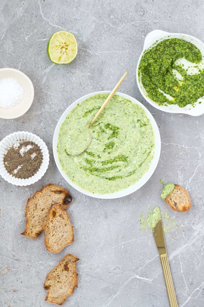 Coriander mayonnaise • Delicious from scratch